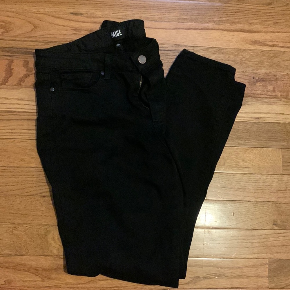 Paige skinny black jeans